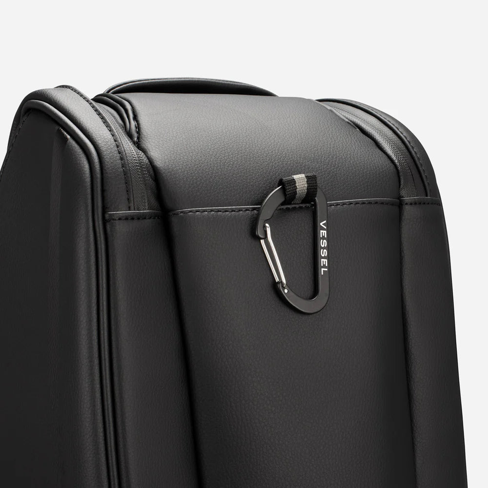 VESSEL Baseline 2.0 Tennis Racket Bag - Pebbled Black Close Up