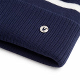 VESSEL Bobble Hat – Navy / White