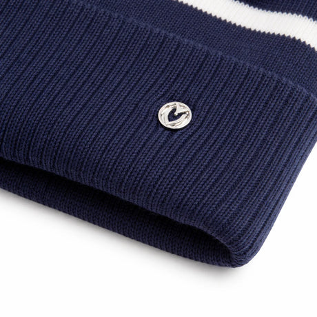 VESSEL Bobble Hat – Navy / White