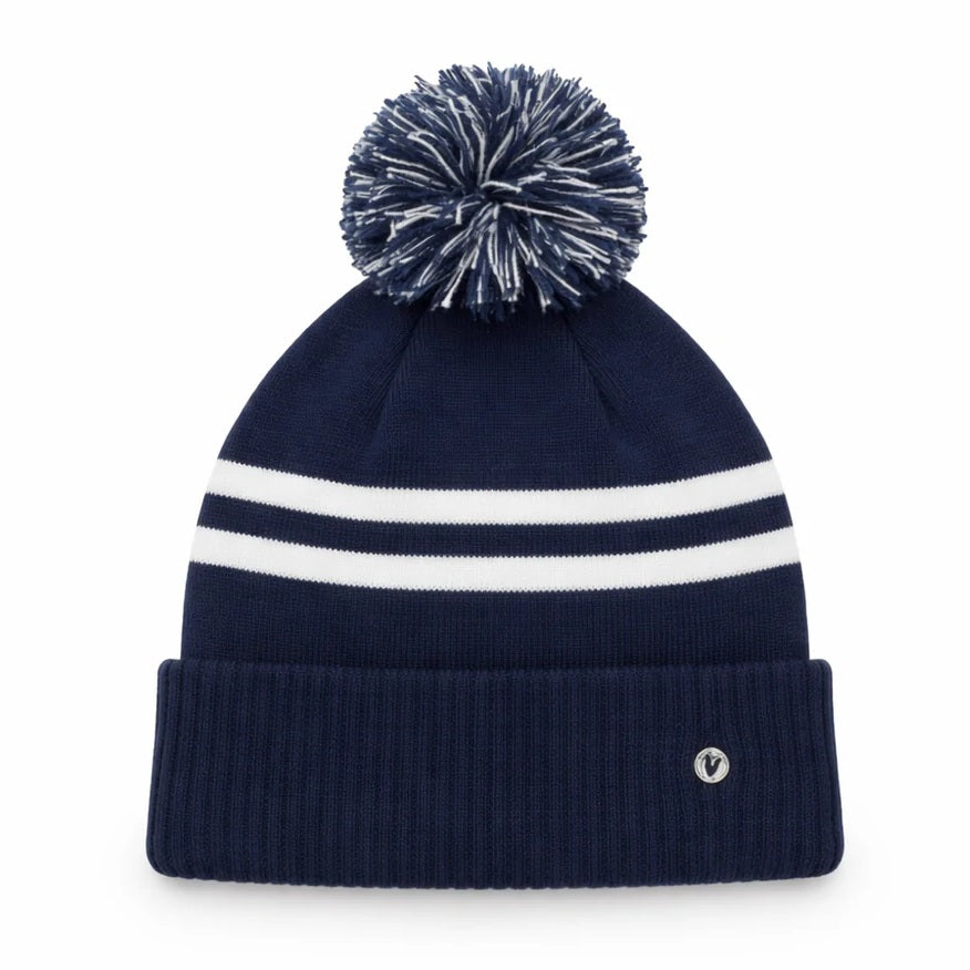 VESSEL Bobble Hat – Navy / White