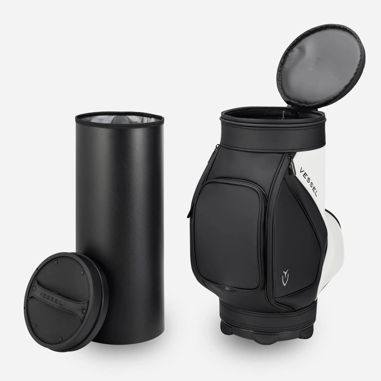 VESSEL Cool Caddy - Portable Cooler - Black/White