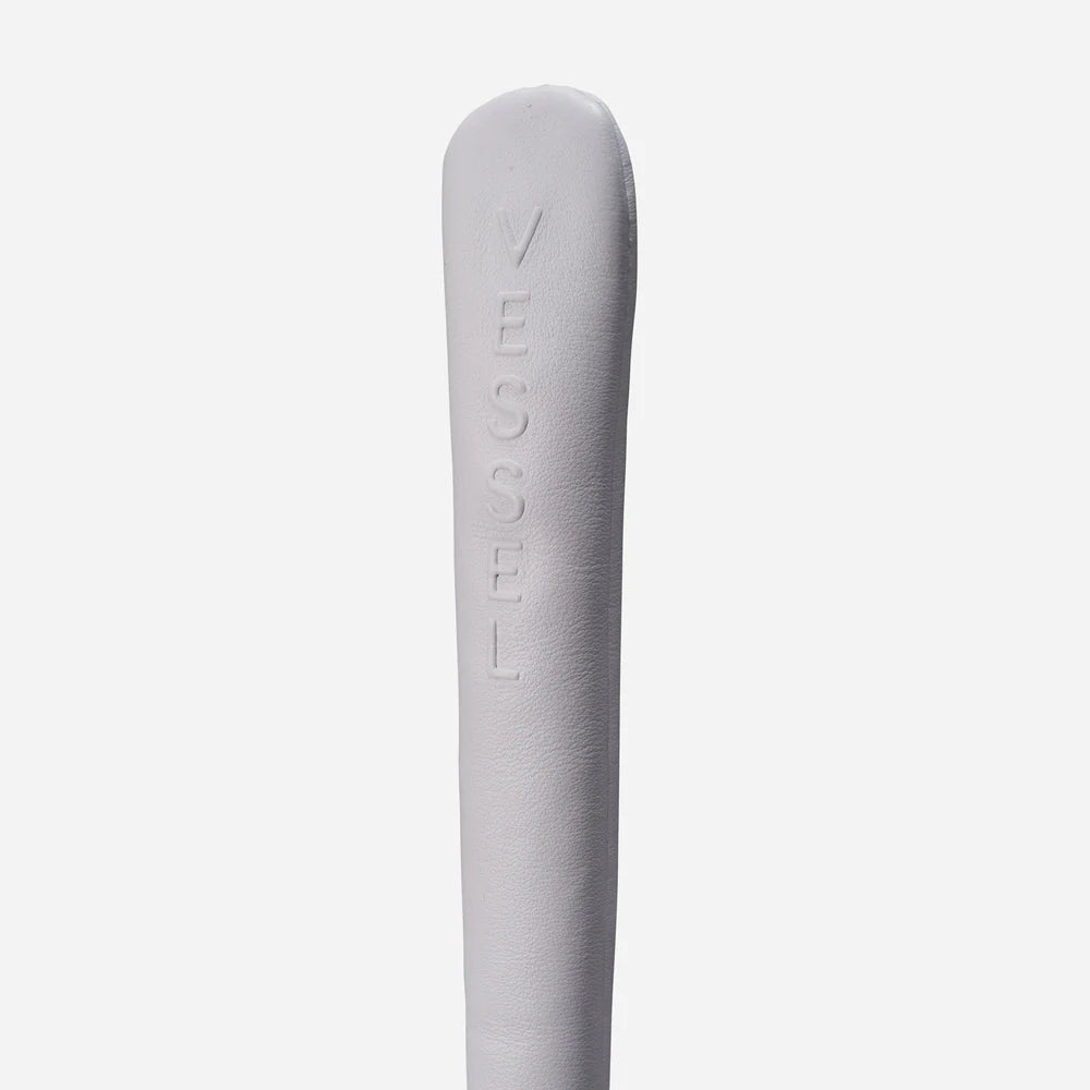 VESSEL Embossé Alignment Stick Cover - Premium Leather - White