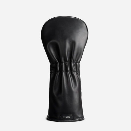 VESSEL Geometric Premium Golf Club Headcover – Genuine Leather – Black
