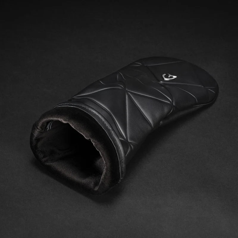 VESSEL Geometric Premium Golf Club Headcover – Genuine Leather – Black
