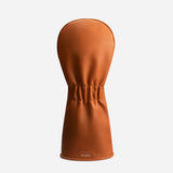 VESSEL Geometric Premium Golf Club Headcover – Genuine Leather – Smooth Brown