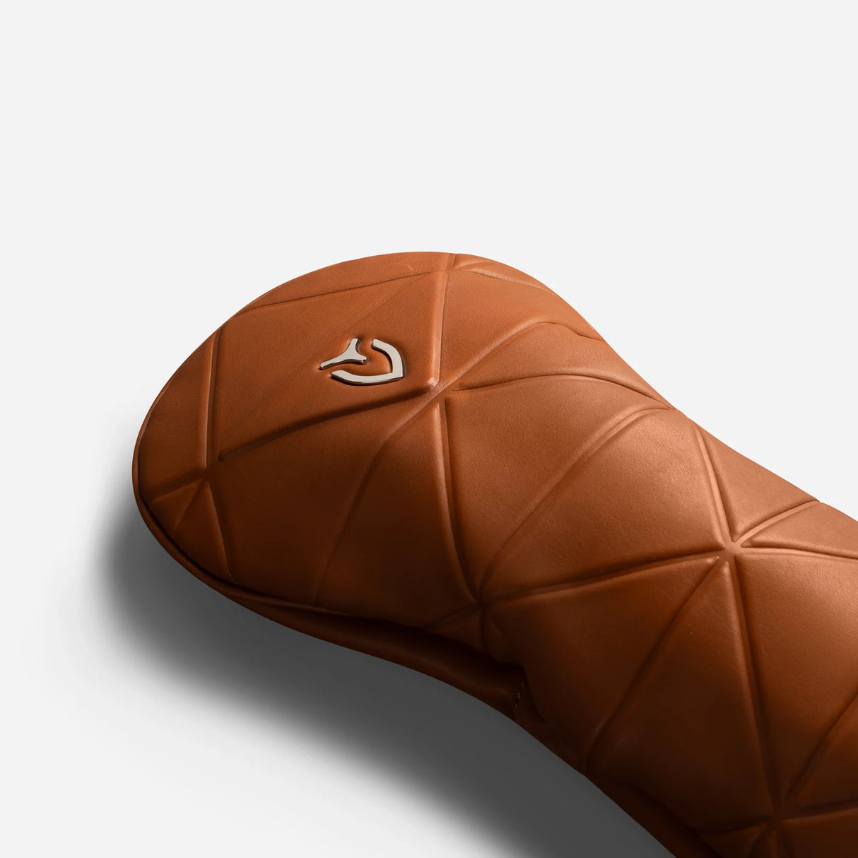 VESSEL Geometric Premium Golf Club Headcover – Genuine Leather – Smooth Brown