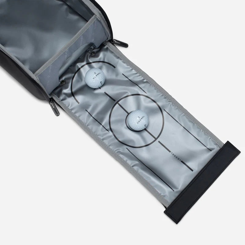 VESSEL Greenside Shag Bag - Pebbled Black