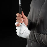 VESSEL Lux Cabretta Leather Golf Glove - Pebbled White