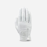 VESSEL Lux Cabretta Leather Golf Glove - Pebbled White
