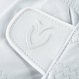 VESSEL Lux Cabretta Leather Golf Glove - Pebbled White