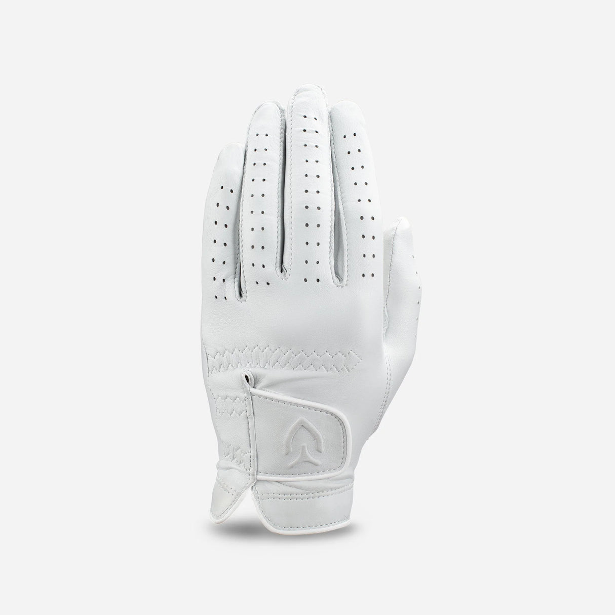 VESSEL Lux Cabretta Leather Golf Glove - Pebbled White