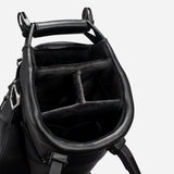 VESSEL Lux Carbon Stand Golf Bag - Pebbled Black