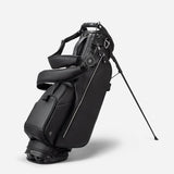 VESSEL Lux Carbon Stand Golf Bag - Pebbled Black