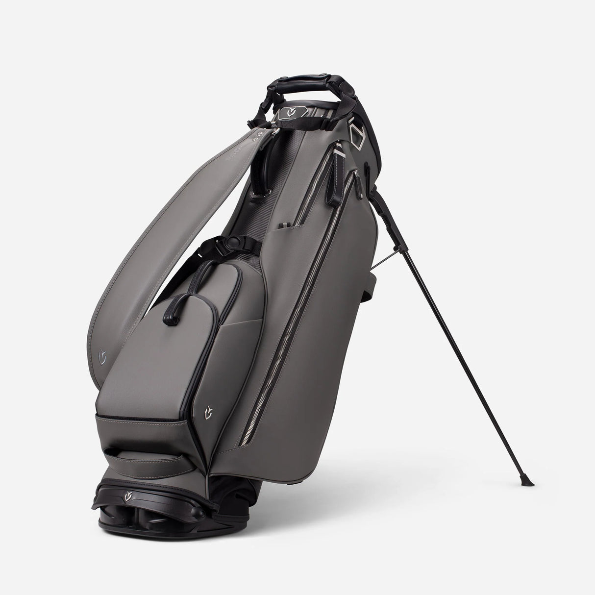 VESSEL Lux Carbon Stand Golf Bag - Pebbled Grey