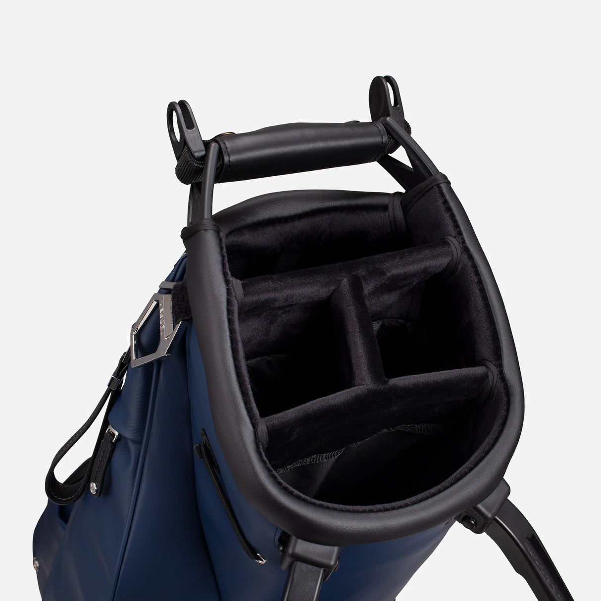 VESSEL Lux Carbon Stand Golf Bag - Pebbled Navy