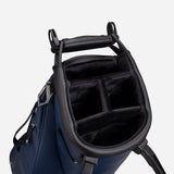 VESSEL Lux Carbon Stand Golf Bag - Pebbled Navy