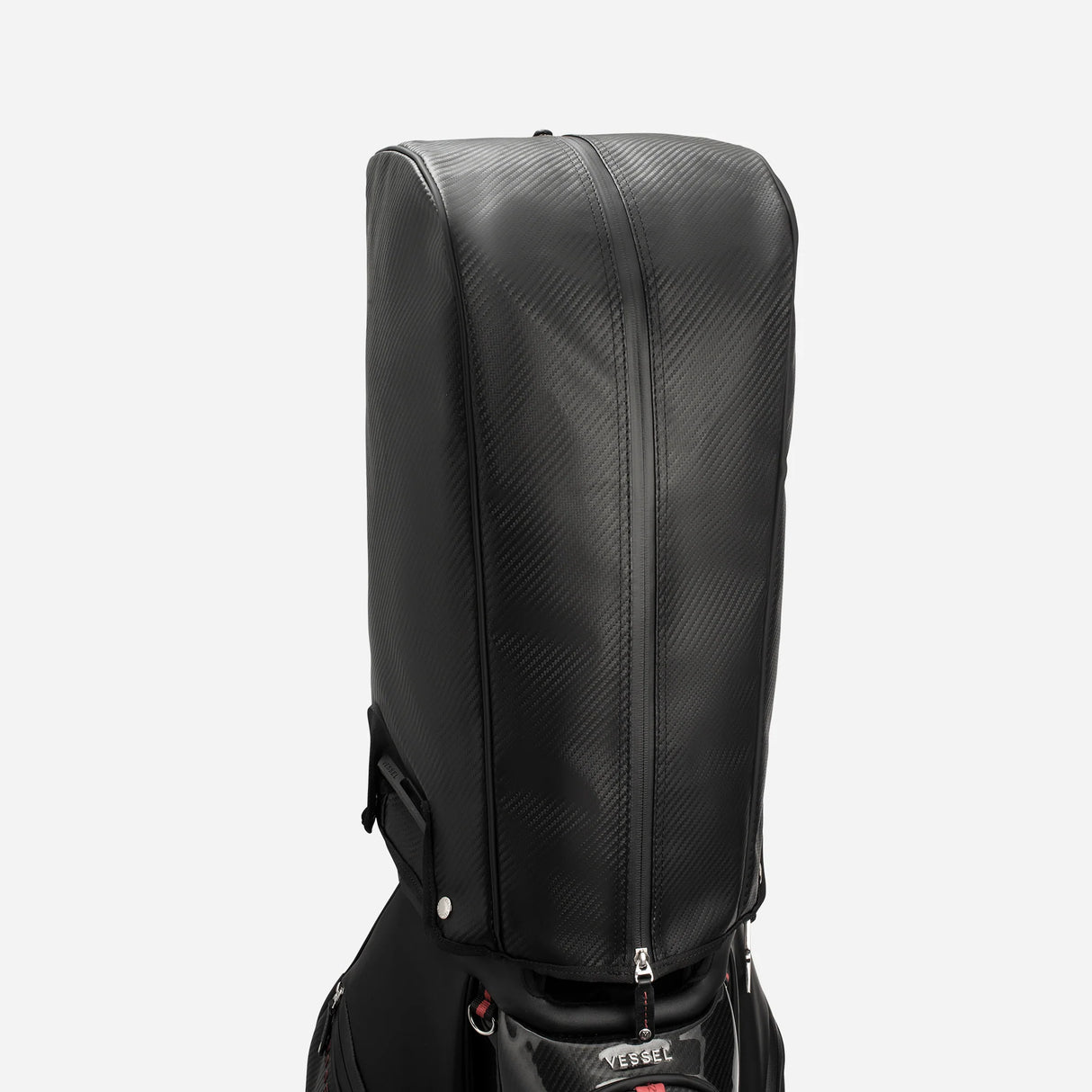 VESSEL Lux Cart II Golf Bag - Nightfire Rain Hood