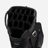 VESSEL Lux Cart II Golf Bag - Pebbled Black 15 Way Divider Top