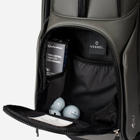 VESSEL Lux Cart II Golf Bag - Pebbled Grey