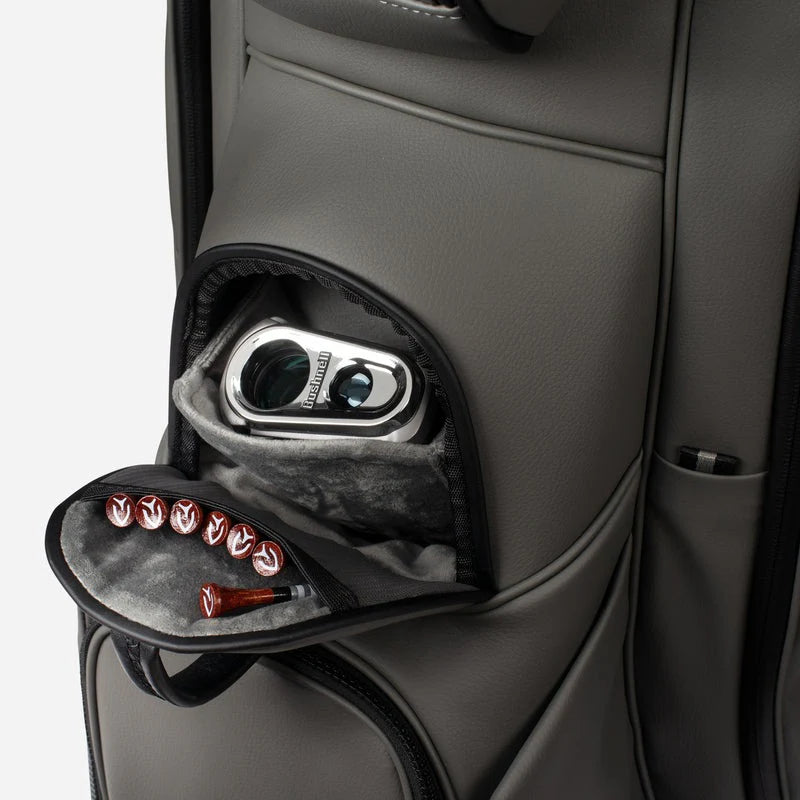 VESSEL Lux Cart II Golf Bag - Pebbled Black