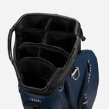 VESSEL Lux Cart II Golf Bag - Pebbled Navy 7 Way Top Divider