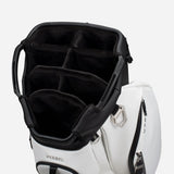 VESSEL Lux Cart II Golf Bag - Pebbled White