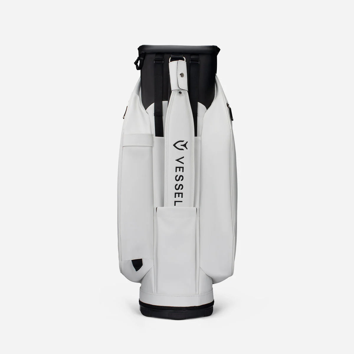 VESSEL Lux Cart II Golf Bag - Pebbled White