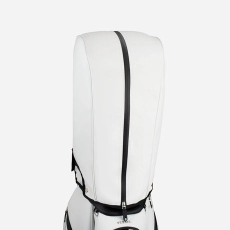 VESSEL Lux Cart II Golf Bag - Pebbled White
