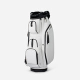 VESSEL Lux Cart II Golf Bag - Pebbled White