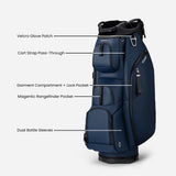 VESSEL Lux Cart II Golf Bag - Pebbled Black