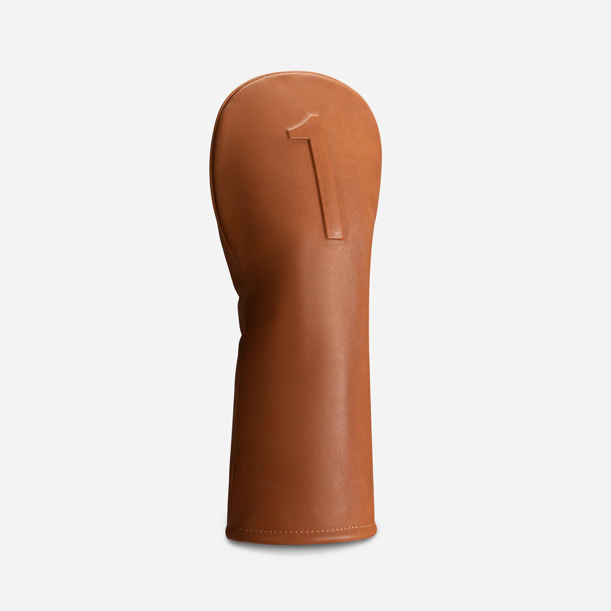 VESSEL Lux Embossé Premium Golf Club Headcover - Smooth Brown