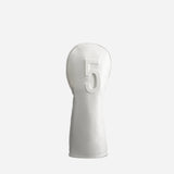VESSEL Lux Embossé Premium Golf Club Headcover - White