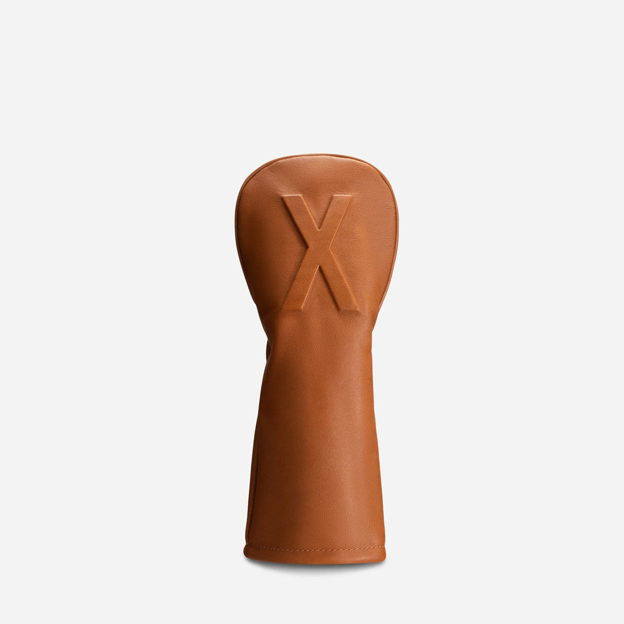 VESSEL Lux Embossé Premium Golf Club Headcover - Smooth Brown