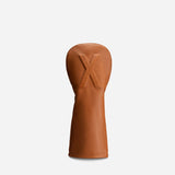 VESSEL Lux Embossé Premium Golf Club Headcover - Smooth Brown