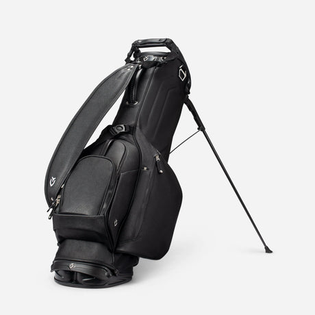 VESSEL Lux Looper Stand Golf Bag - Crosshatch Black