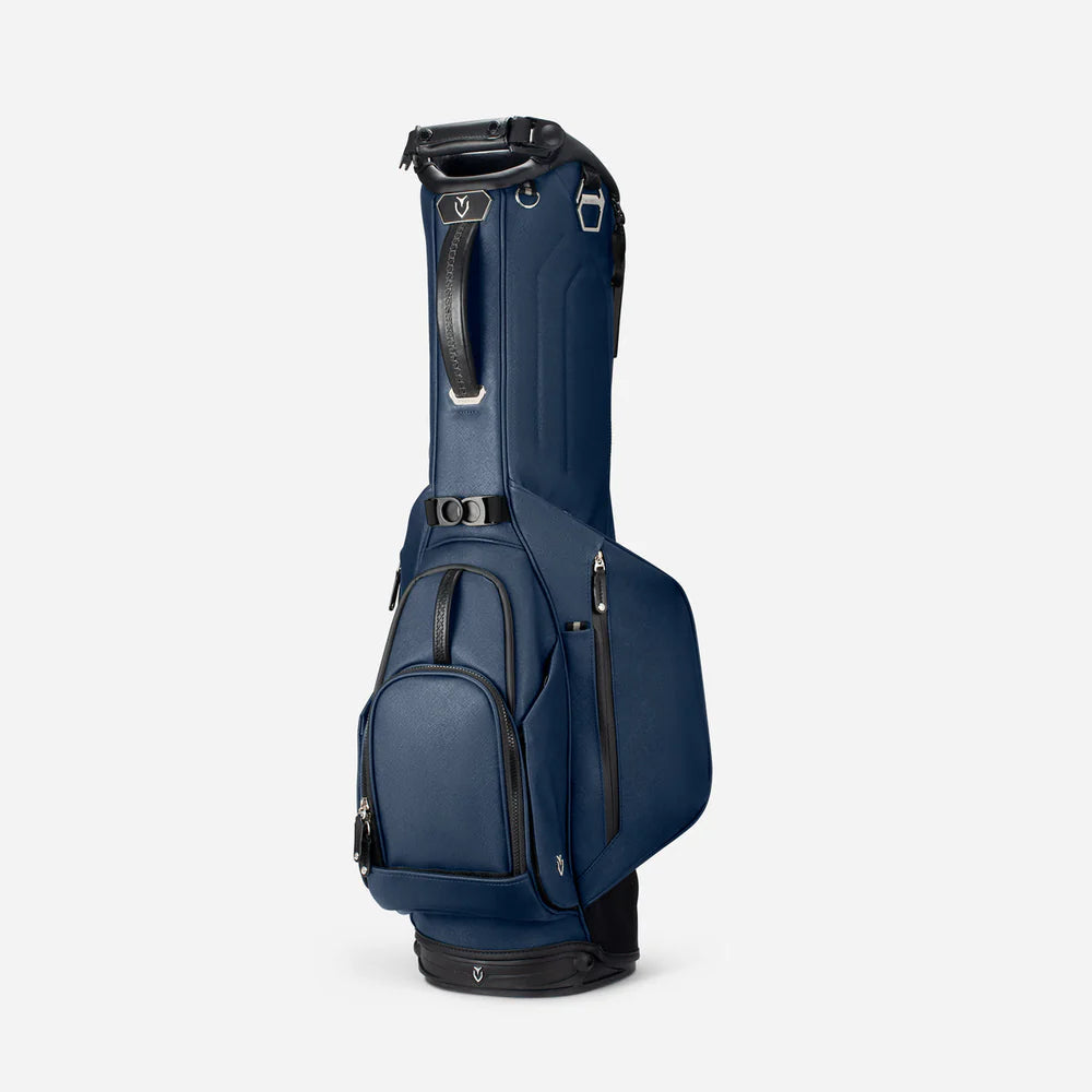 VESSEL Lux Looper Stand Golf Bag - Crosshatch Navy