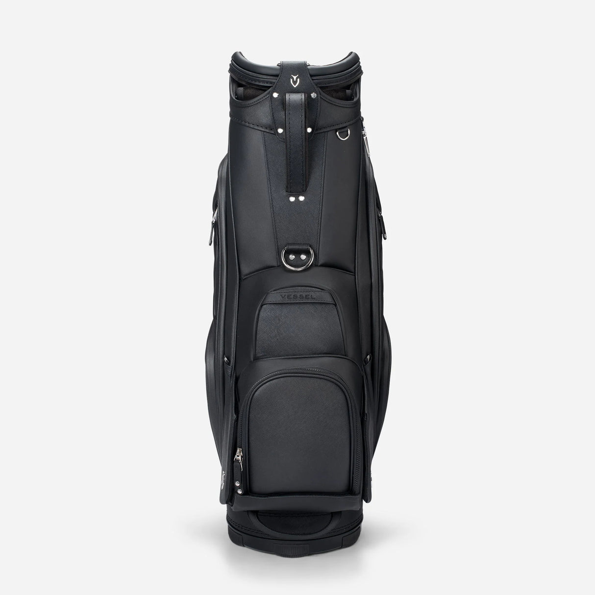 VESSEL Lux Prime Cart Golf Bag - Tour Styling Luxury Performance - Black