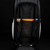 VESSEL Lux Prime Cart Golf Bag - Tour Styling Luxury Performance - White/Black