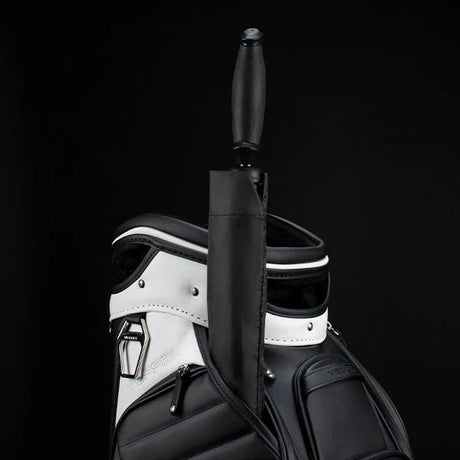VESSEL Lux Prime Cart Golf Bag - Tour Styling Luxury Performance - White/Black