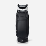 VESSEL Lux Prime Cart Golf Bag - Tour Styling Luxury Performance - White/Black