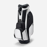 VESSEL Lux Prime Cart Golf Bag - Tour Styling Luxury Performance - White/Black