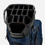 VESSEL Lux Pro Cart Golf Bag - Navy - 15 Way Divider Top