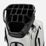 VESSEL Lux Pro Cart Golf Bag - White - 15 Way Diver Top