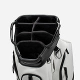 VESSEL Lux Pro Cart Golf Bag - White - 7 Way Divider Top