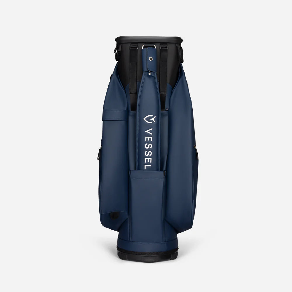 VESSEL Lux Pro Cart II Golf Bag - Pebbled Navy