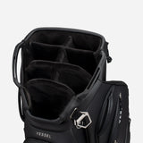 VESSEL Lux Pro Cart II Golf Bag - Pebbled Black 7 Way Divider Top