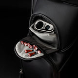 VESSEL Lux Pro Cart II Golf Bag - Pebbled Black Range Finder Pocket