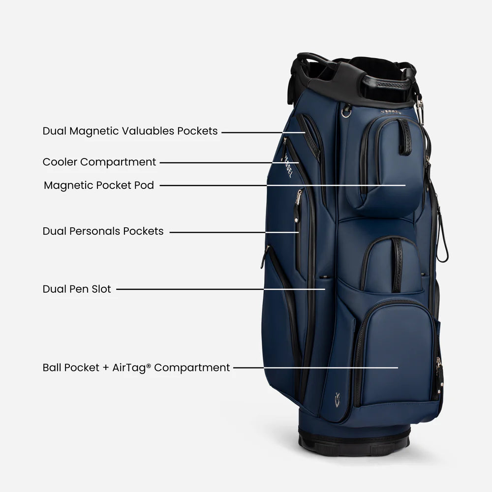 VESSEL Lux Pro Cart II Golf Bag - Technical Details 2