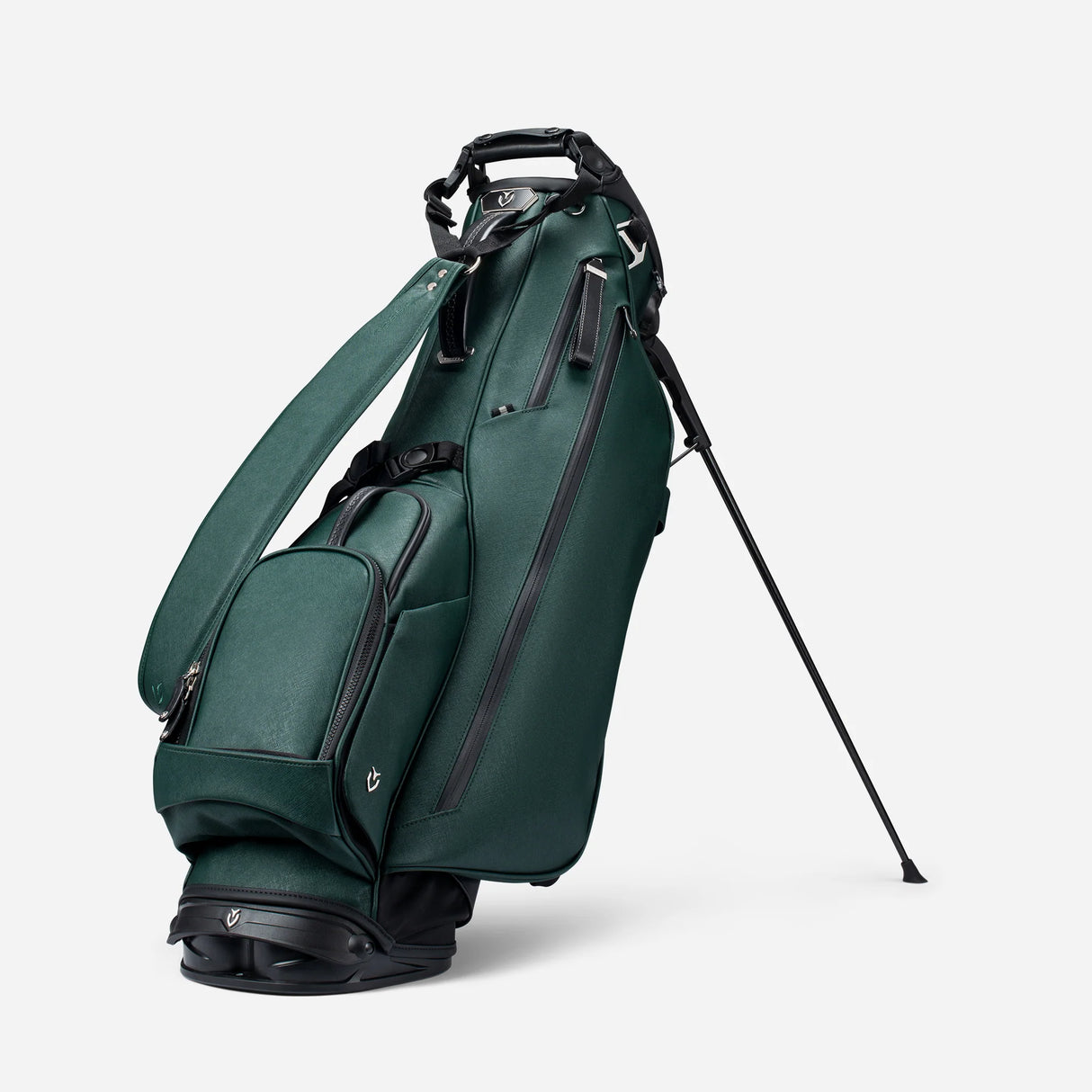 VESSEL Lux Stand Golf Bag - Crosshatch Green