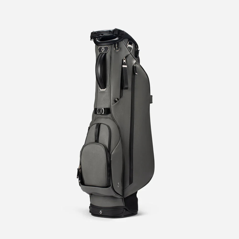 VESSEL Lux Stand Golf Bag - Crosshatch Grey